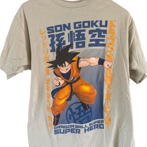 Dragon Ball Super Hero Graphic Tee - Gray